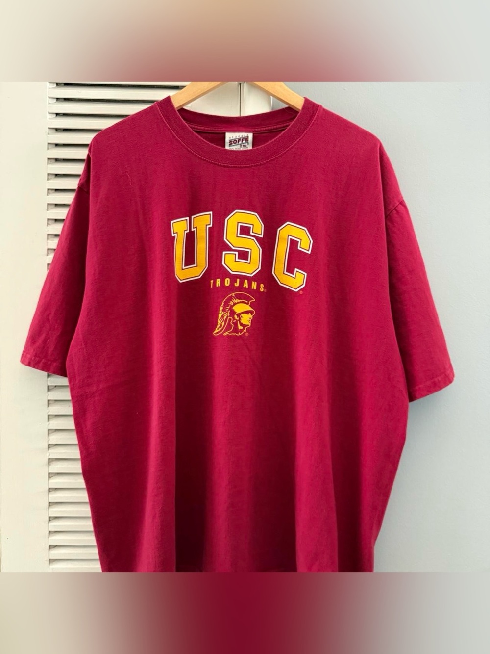 Vintage University Of California USC Trojans T-shirt Size 2XL